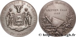 TROISIÈME RÉPUBLIQUE Médaille,Chambre syndicale de la boucherie
