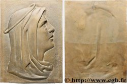 MÉDAILLES RELIGIEUSES Plaque, Vierge Marie