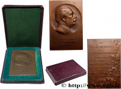 TROISIÈME RÉPUBLIQUE Plaquette, Adolphe Patenne, 25e anniversaire de mandat TTB+