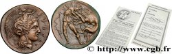 LUCANIE - HÉRACLÉE Médaille, Reproduction du Statère d’Héraclée à l’effigie d’Athéna et Héraclès