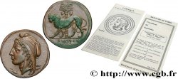 CINQUIÈME RÉPUBLIQUE Médaille, Reproduction d’un tétradrachme de Carthage