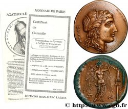 CINQUIÈME RÉPUBLIQUE Médaille, Reproduction d’un Tétradrachme de Syracuse