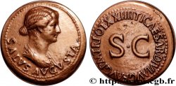 LIVIE Médaille, Reproduction d’un Dupondius de Tibère et Livie