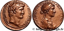CLEOPATRA e MARCO ANTONIO Médaille, Reproduction d’un Tétradrachme syro-phénicien