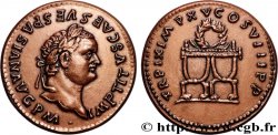 QUINTA REPUBBLICA FRANCESE Médaille, Reproduction d’un denier de Titus de Rome