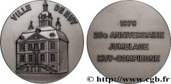BELGIQUE - ROYAUME DE BELGIQUE - BAUDOUIN Ier Médaille, Anniversaire de Jumelage avec Compiègne