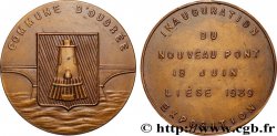 BELGIQUE - ROYAUME DE BELGIQUE - RÈGNE DE LÉOPOLD III Médaille, Inauguration du nouveau pont