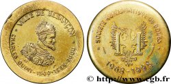 QUINTA REPUBBLICA FRANCESE Médaille, Charles Quint, Société numismatique du Doubs