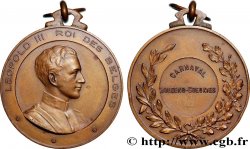 BELGIQUE - ROYAUME DE BELGIQUE - RÈGNE DE LÉOPOLD III Médaille, Carnaval Houdeng-Goegnies