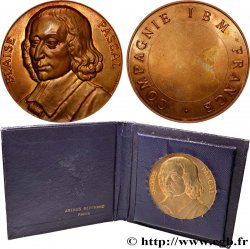 CINQUIÈME RÉPUBLIQUE Médaille, Blaise Pascal, Compagnie IBM France