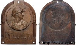 TROISIÈME RÉPUBLIQUE Plaquette, Buste casqué par Henri Dropsy