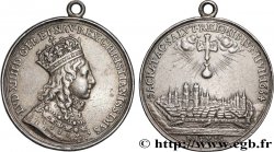 LOUIS XIV LE GRAND OU LE ROI SOLEIL Médaille, Sacre de Louis XIV, refrappe