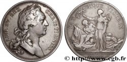 LOUIS XV DIT LE BIEN AIMÉ Médaille, Traité de Paix avec l’Angleterre XF
