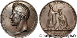 CHARLES X Médaille, Sacre de Charles X TTB