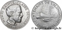 TROISIÈME RÉPUBLIQUE Médaille, Henri Sainte-Claire deville TTB+