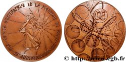 V REPUBLIC Médaille, 25e anniversaire, Comité d’entreprise de la Monnaie de Paris