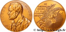 LITERATURE : WRITERS - POETS Médaille, Souvenir du centenaire de Victor Hugo, refrappe