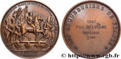 CINQUIÈME RÉPUBLIQUE Médaille, Les arquebusiers de France, Prix Delvigne
