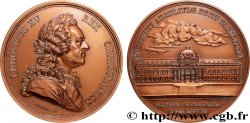 LOUIS XV DIT LE BIEN AIMÉ Médaille, Fondation de l’École supérieure de Guerre, refrappe TTB+