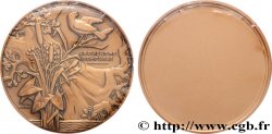 LITERATURE : WRITERS - POETS Médaille, Le chêne et le roseau, refrappe
