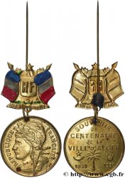 ALGÉRIE - TROISIÈME RÉPUBLIQUE Médaille, Souvenir du centenaire de la ville d’Alger TTB+