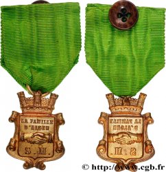ALGÉRIE - TROISIÈME RÉPUBLIQUE Médaille, La Famille d’Alger TTB+