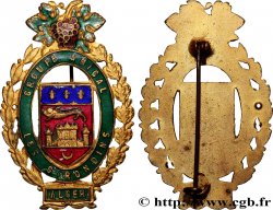 ALGÉRIE - TROISIÈME RÉPUBLIQUE Insigne, Groupe Amical, les Girondins TTB+