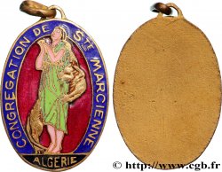 ALGÉRIE - TROISIÈME RÉPUBLIQUE Médaille, Congrégation Sainte Marcienne TTB+