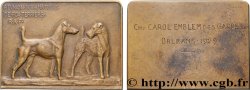 III REPUBLIC Plaquette, Réunion des amateurs de fox-terriers