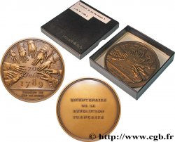 V REPUBLIC Médaille, Bicentenaire de la Révolution, Serment du jeu de Paume