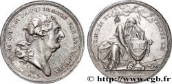 LOUIS XVI Médaille dénonçant la mort du roi le 21 janvier 1793
