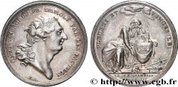 LOUIS XVI (MONARQUE CONSTITUTIONNEL) Médaille dénonçant la mort du roi le 21 janvier 1793