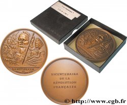 CINQUIÈME RÉPUBLIQUE Médaille, Bicentenaire de la Révolution, La République
