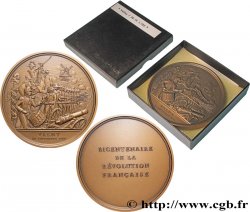 CINQUIÈME RÉPUBLIQUE Médaille, Bicentenaire de la Révolution, Bataille de Valmy