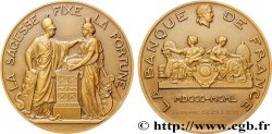 BANQUE DE FRANCE Médaille de récompense, La sagesse fixe la fortune