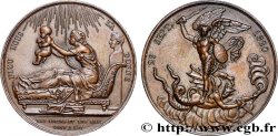 HENRI V COMTE DE CHAMBORD Médaille, Naissance de Henri, duc de Bordeaux, futur comte de Chambord