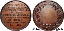 GESCHICHTE FRANKREICHS Médaille, Le Grand Châtelet, Démolition VZ