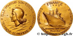 CINQUIÈME RÉPUBLIQUE Médaille, Paquebot France