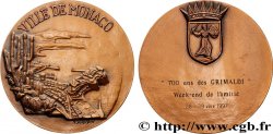 MONACO - PRINCIPALITY OF MONACO - RAINIER III Médaille, 700 ans des Grimaldi