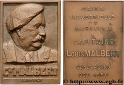 QUATRIÈME RÉPUBLIQUE Plaquette, Commandant Malbert, Union Industrielle et Maritime