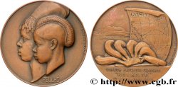 III REPUBLIC Médaille, Couple Peulhs