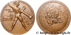 QUATRIÈME RÉPUBLIQUE Médaille, Centenaire de la fondation de Pont-à-Mousson