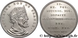 SÉRIE MÉTALLIQUE DES ROIS DE FRANCE Médaille, Lothaire - 33 - refrappe ultra-moderne