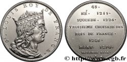 SÉRIE MÉTALLIQUE DES ROIS DE FRANCE Médaille, Saint Louis - 43 - refrappe ultra-moderne