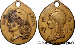 TERZA REPUBBLICA FRANCESE Médaille, Centenaire de la première république