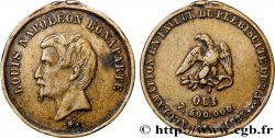 SECOND EMPIRE Médaille, Acclamation du plébiscite