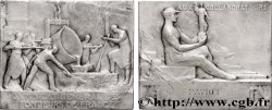 FUNFTE FRANZOSISCHE REPUBLIK Plaquette, Syndicat général des fondeurs de France