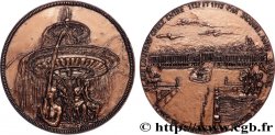 FUNFTE FRANZOSISCHE REPUBLIK Médaille, Place de la Concorde à Paris, refrappe