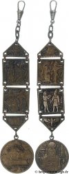 ÉGYPTE - RÉPUBLIQUE D ÉGYPTE Médaille, Souvenir d’Égypte, Sphinx et pyramides de Khéops