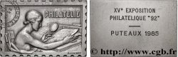 CINQUIÈME RÉPUBLIQUE Plaquette, Philatélie, XVe exposition philatélique